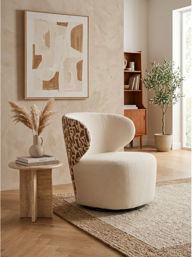 BERTA 73 X 68 sillón ocre