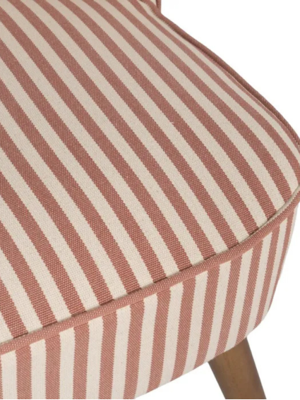 SERENA  54 X 64 sillón rayas frambuesa