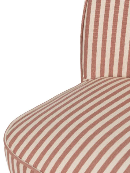 SERENA  54 X 64 sillón rayas frambuesa