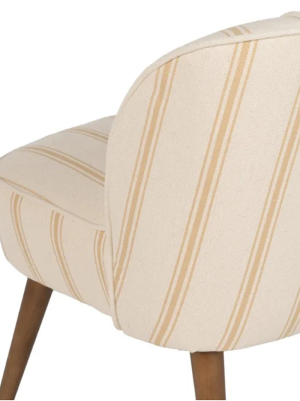SERENA  54 X 64 sillón rayas camel