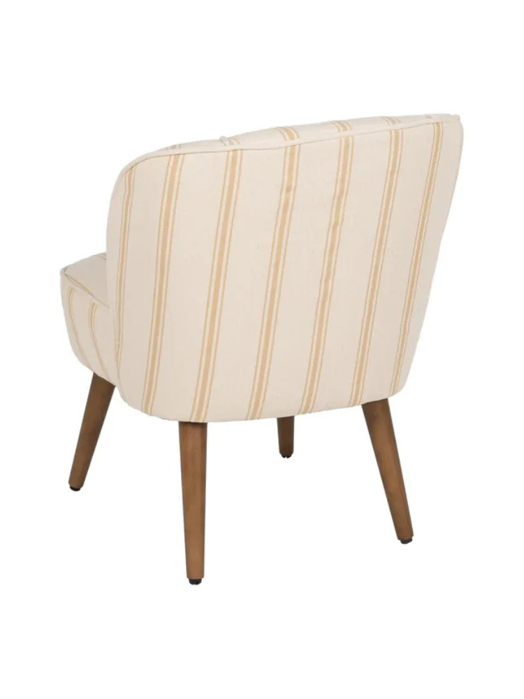SERENA  54 X 64 sillón rayas camel