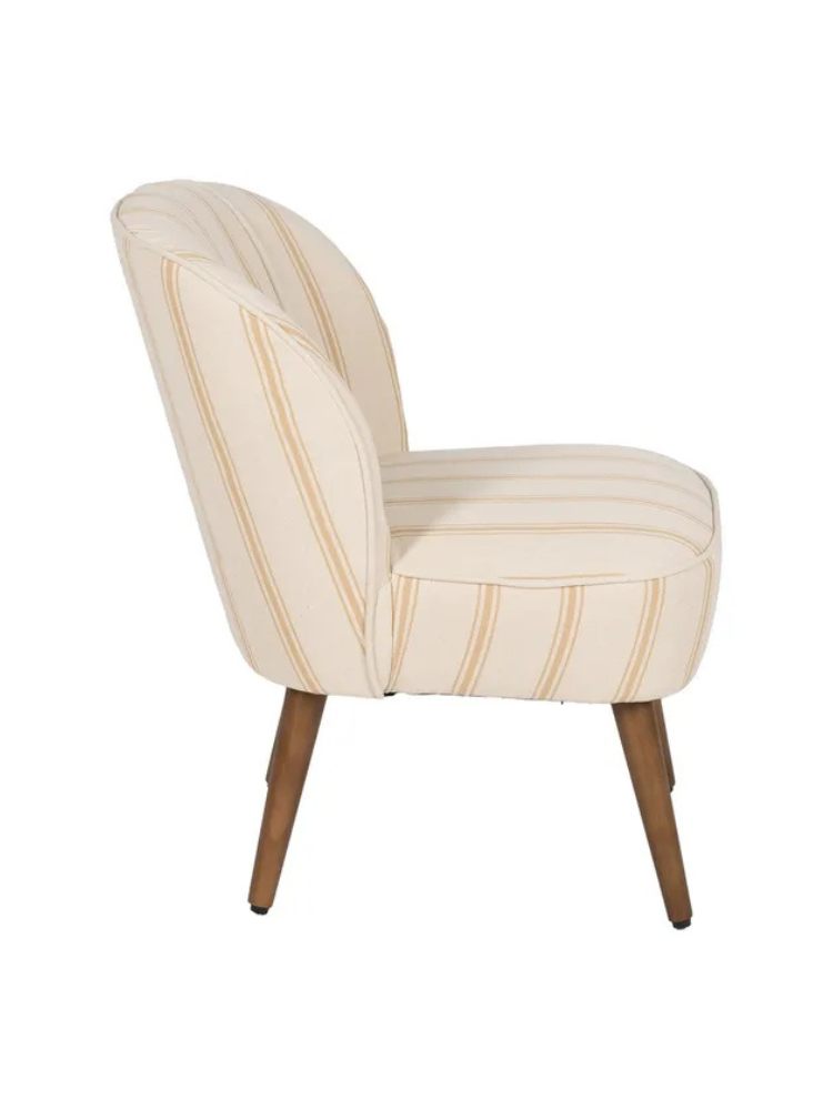 SERENA  54 X 64 sillón rayas camel