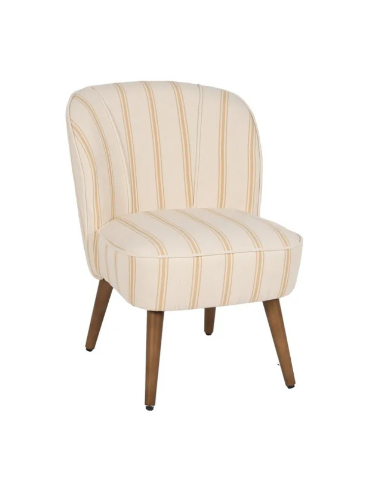 SERENA  54 X 64 sillón rayas camel