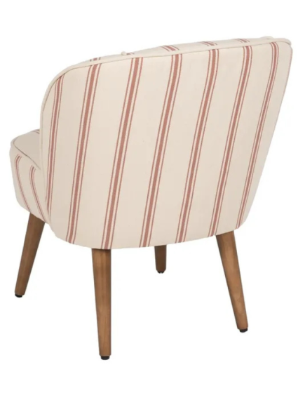 SERENA  54 X 64 sillón rayas cereza