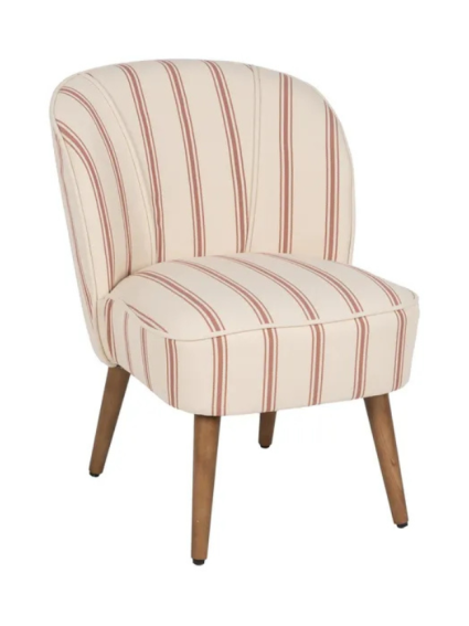 SERENA  54 X 64 sillón rayas cereza