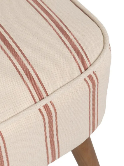 SERENA  54 X 64 sillón rayas cereza