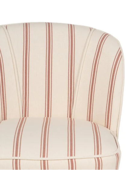 SERENA  54 X 64 sillón rayas cereza