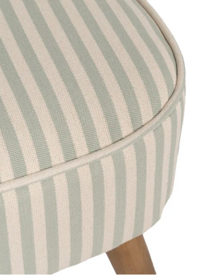 SERENA  54 X 64 sillón rayas menta