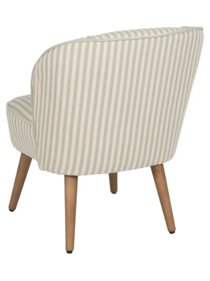 SERENA  54 X 64 sillón rayas menta
