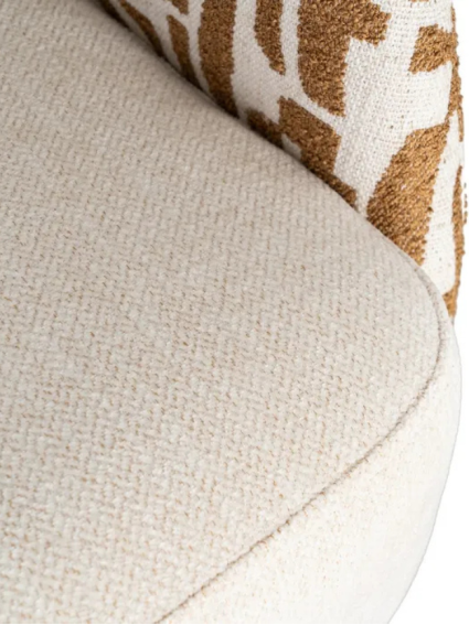 GIRO 71 X 68 sillón giratorio crema ocre