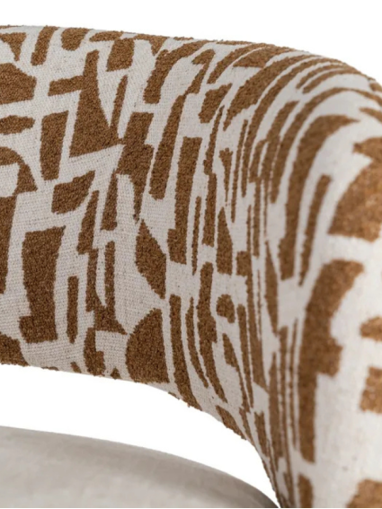 GIRO 71 X 68 sillón giratorio crema ocre