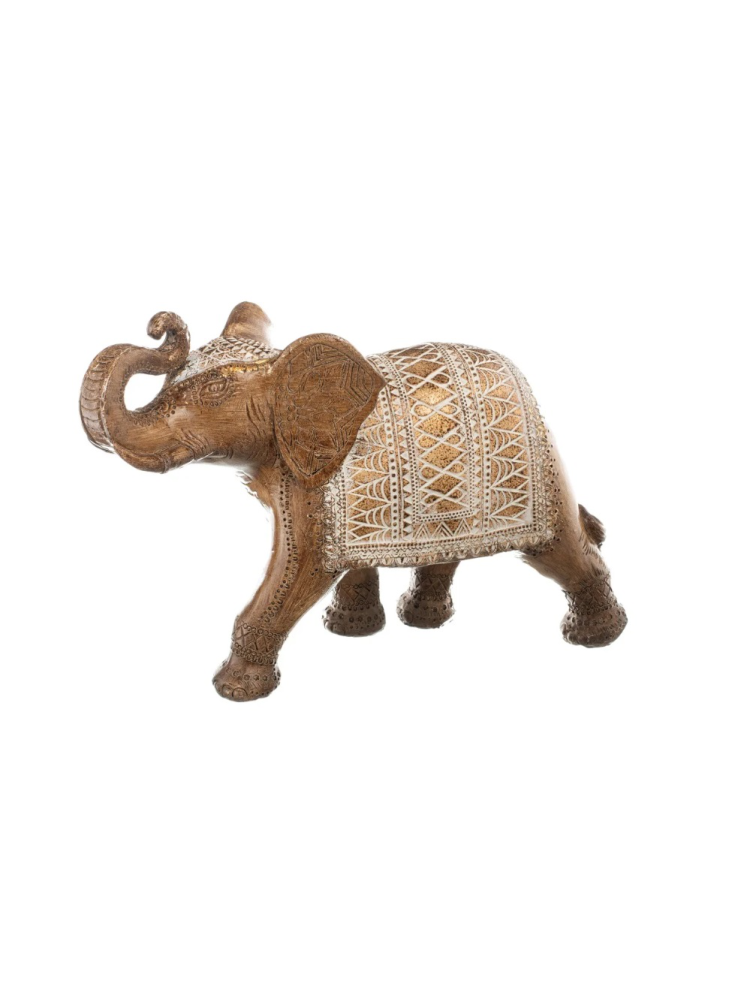 Figura ELEFANTE NATURAL 24 Blanco