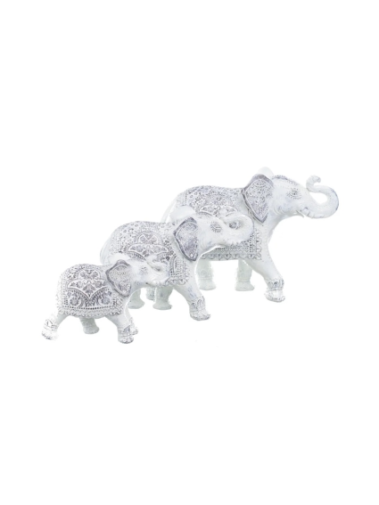 Figura ELEFANTE BLANCO PLATA 15