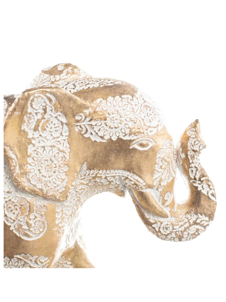 Figura ELEFANTE ORO BLANCO 14,50
