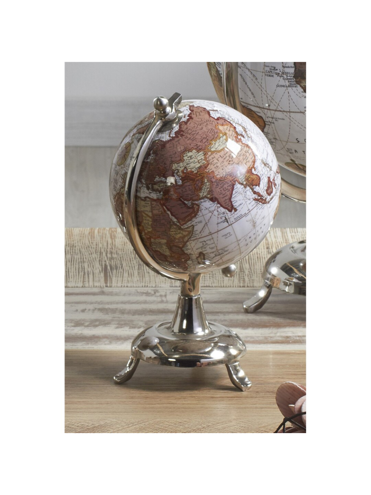 Globo Mundo Blanca Pie Aluminio 28 Globo Mundo Blanca Pie Aluminio 28