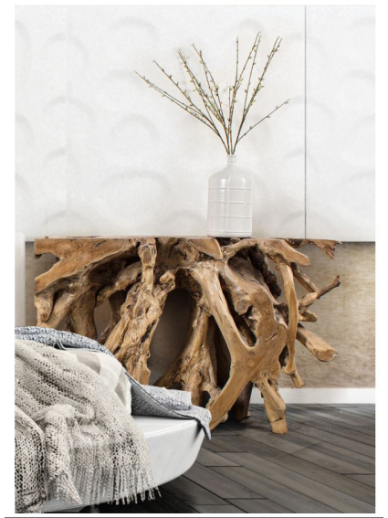 Consola RAIZ teca 120