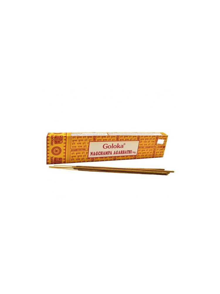Incienso NAG CHAMPA goloka 15grs (AMARILLO)