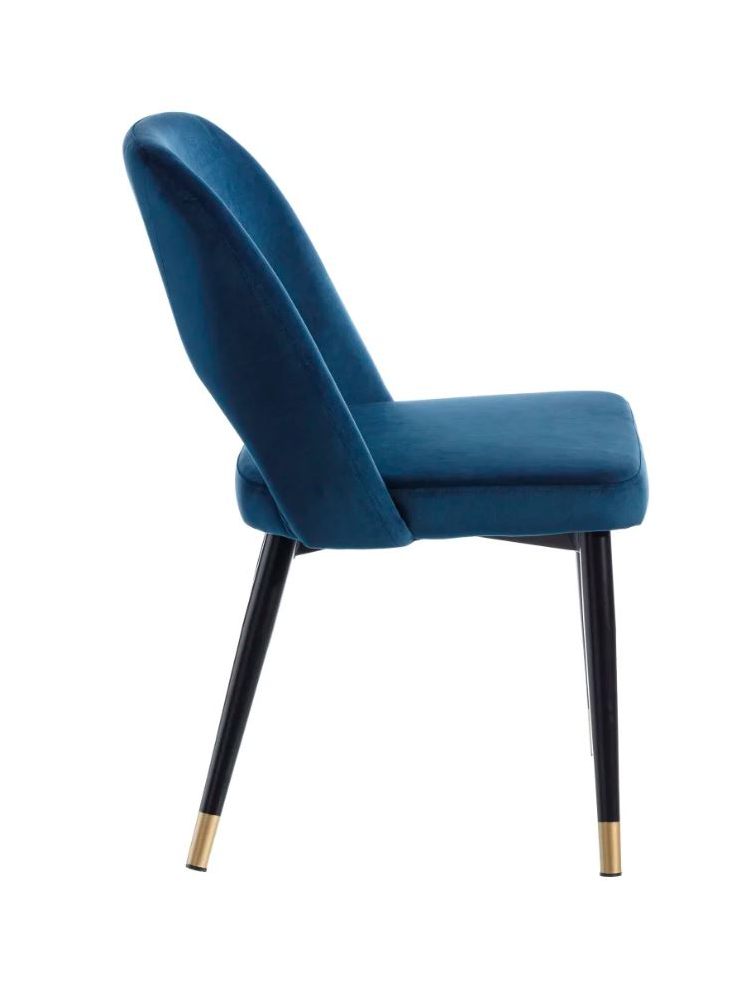 Silla IRINA tejido azul