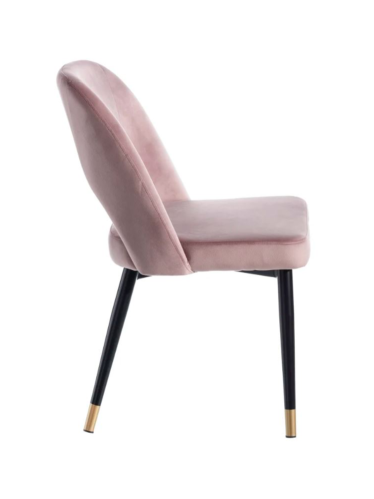 Silla IRINA tejido rosa