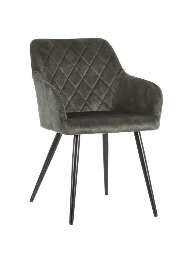 Silla ZOE tejido verde oscuro Silla ZOE tejido verde oscuro