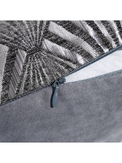 Cojín PALM PLATA  45x45