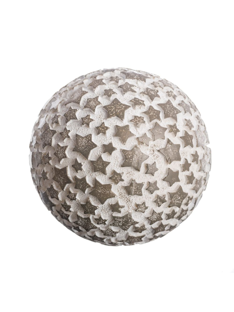 Bola decorativa GRIS-BLANCO Bola decorativa GRIS-BLANCO