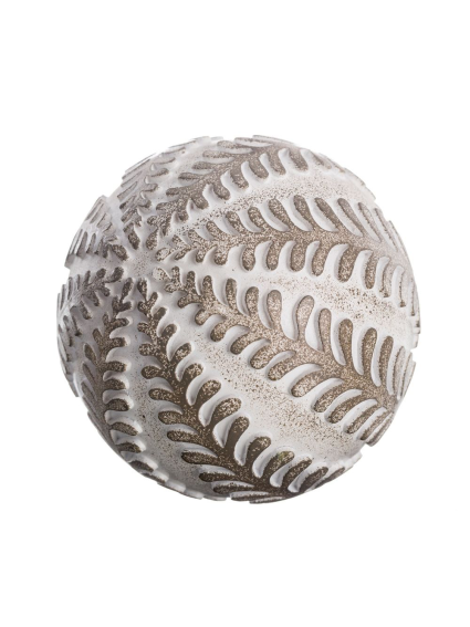 Bola decorativa GRIS-BLANCO