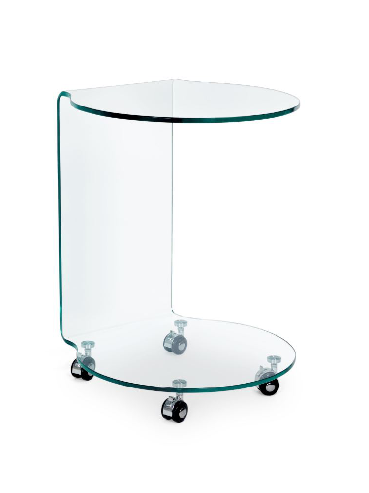 Mesa auxiliar IRIDE con ruedas