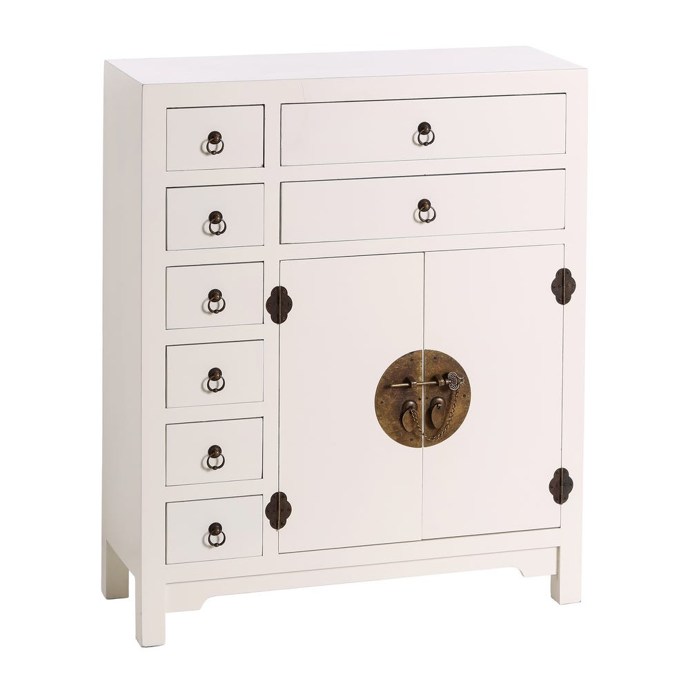 Mueble CHINO Recibidor Blanco 73 Cómodas y sinfonier