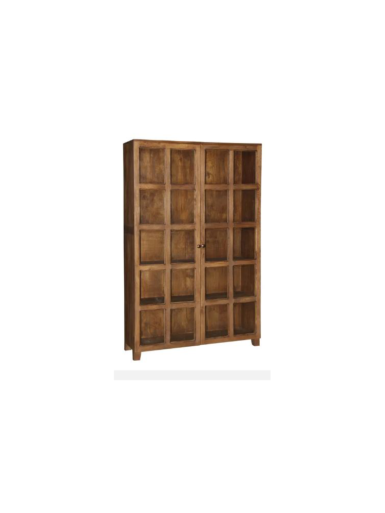 Vitrina CAEN rozada 120X40X194 cms