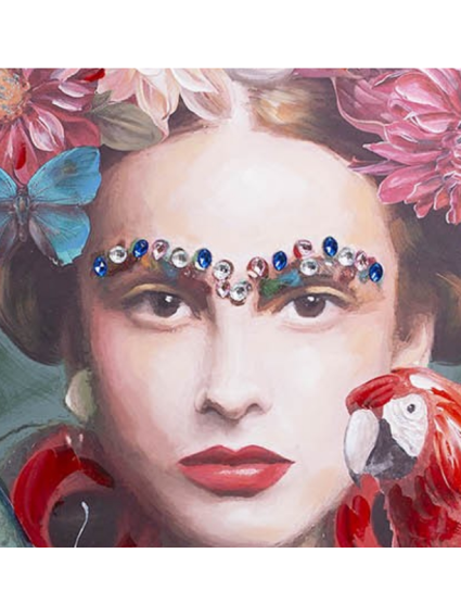 Cuadro FRIDA FLORES 120