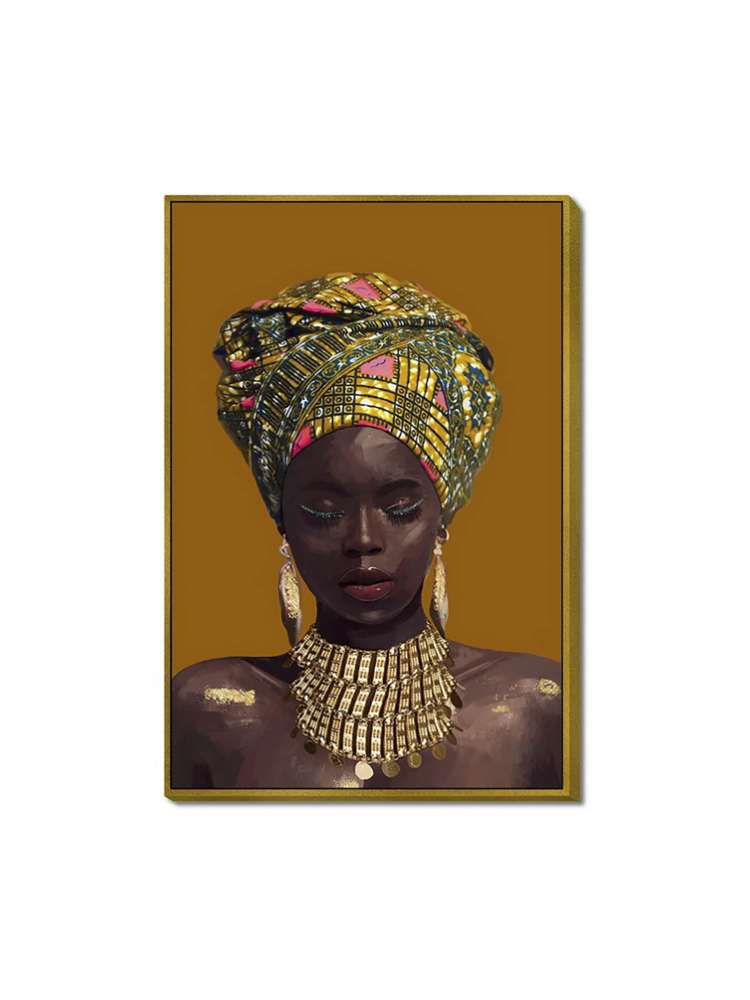 Cuadro mujer AFRICANA TURBANTE 120 Cuadro mujer AFRICANA TURBANTE 120