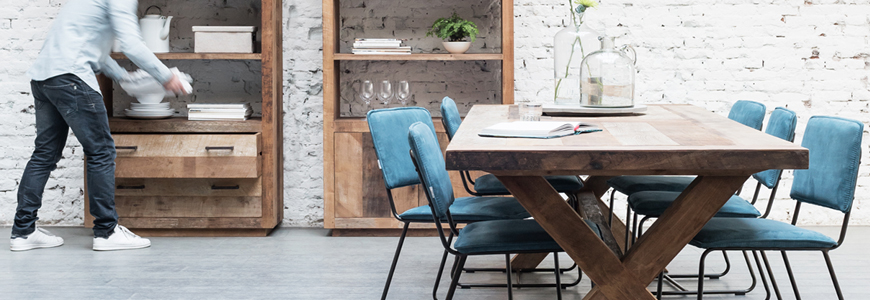 Mesas de comedor de diseño, modernas y vintage online